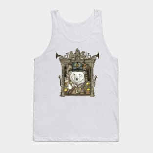 Polar Bear Warden with Steampunk Frame Tank Top